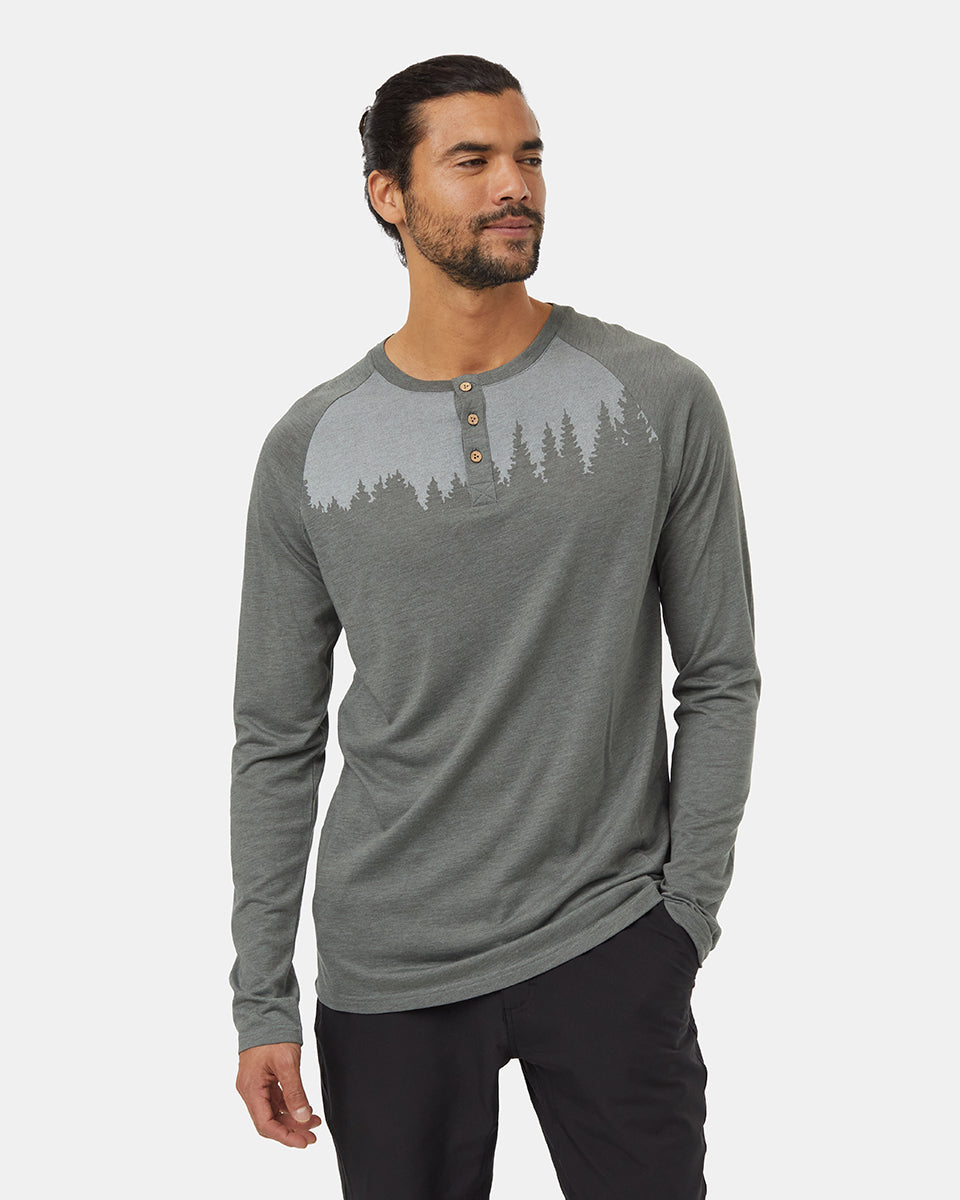 Baker Henley Long-sleeved Classic Top