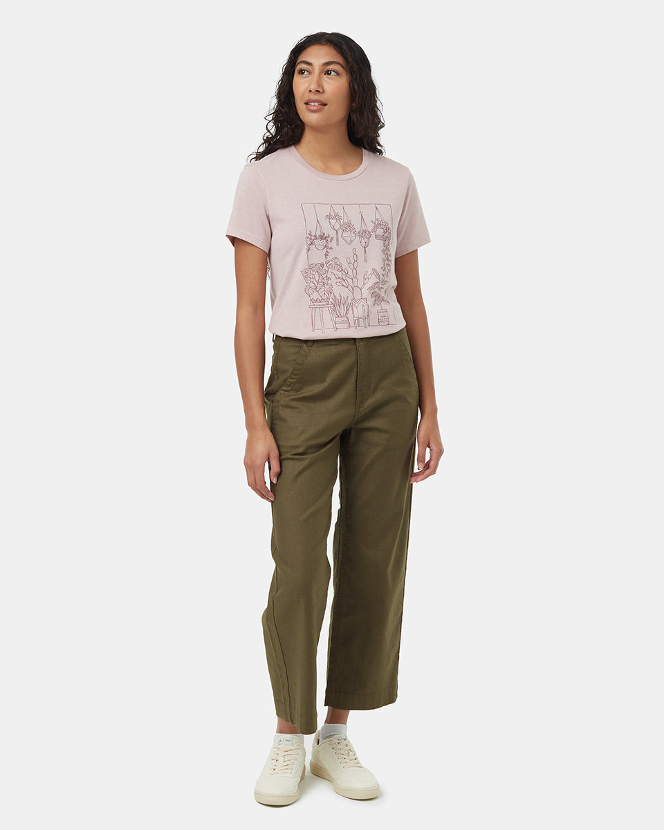 Sustainable Organic and Recycled Material Plant Club Men's and Women's T - Shirt