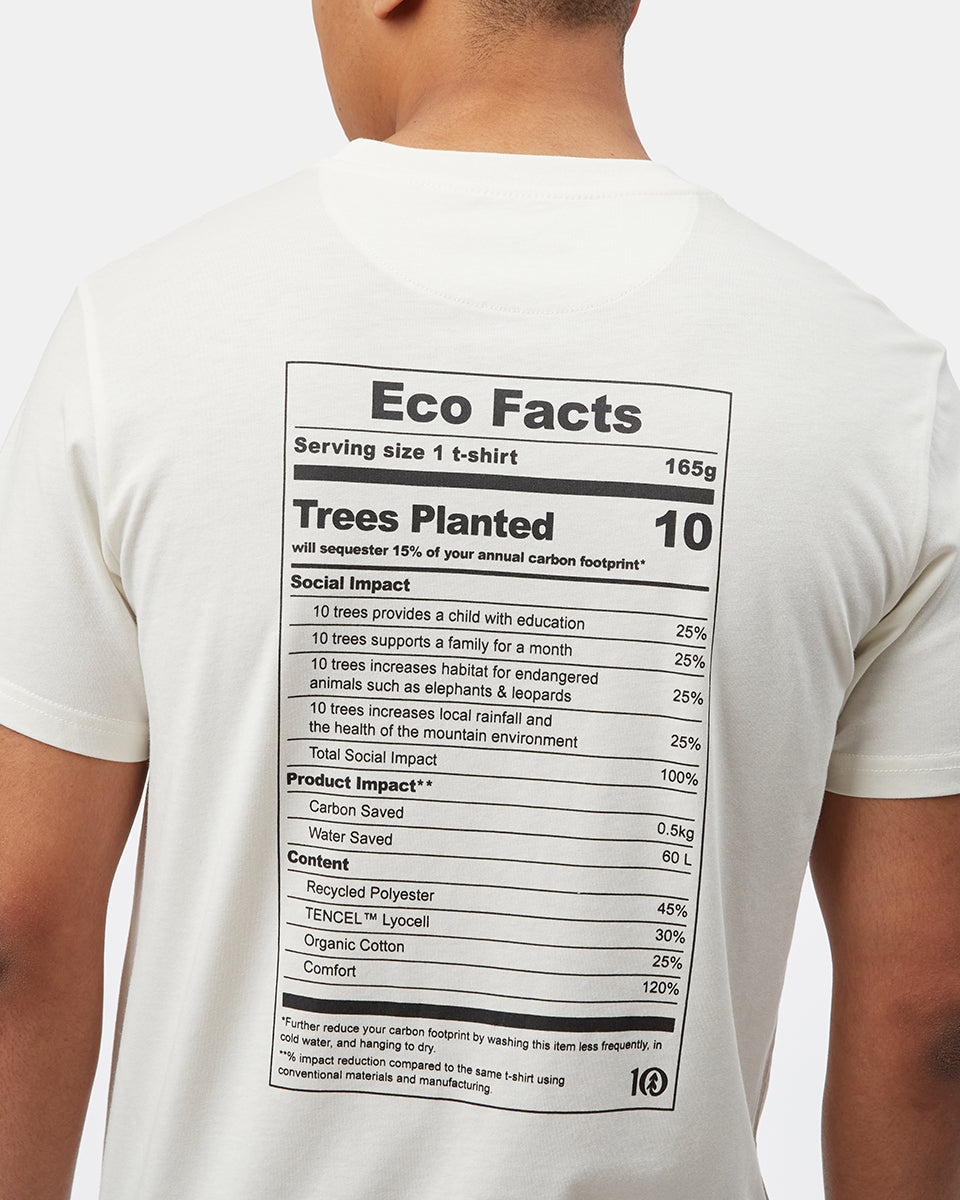 Eco-Friendly Graphic Sustainability Facts T-Shirt