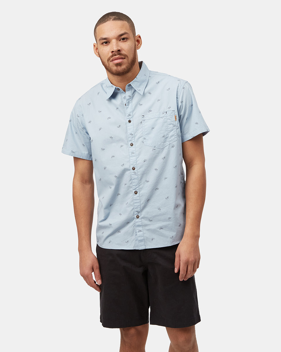Bicycle Riding Short - Sleeved Organic Cotton Shirt