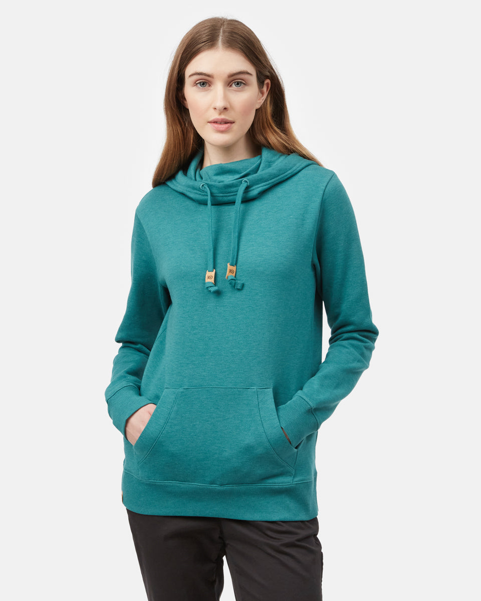 Cozy TreeFleece Banshee Relaxed Fit Cowl Neck Hoodie for All Occasions