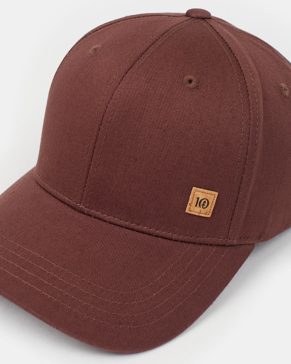 100% Organic Cotton Pre - curved Cork Icon Elevation Hat for Sunny Outdoor Days