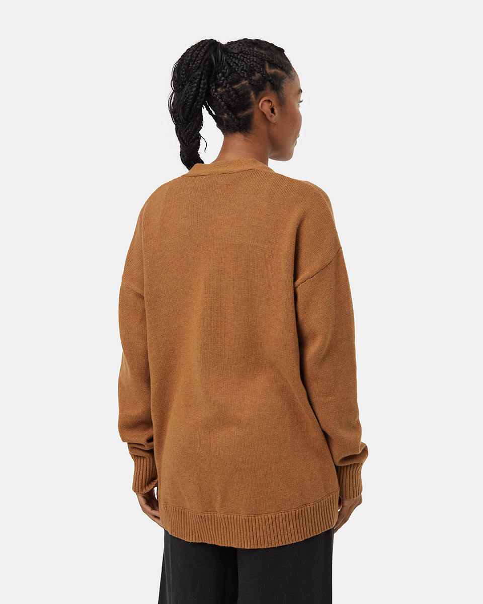 Stylish Organic Cotton Open-Front Prairie Cardigan with Unique Stitch