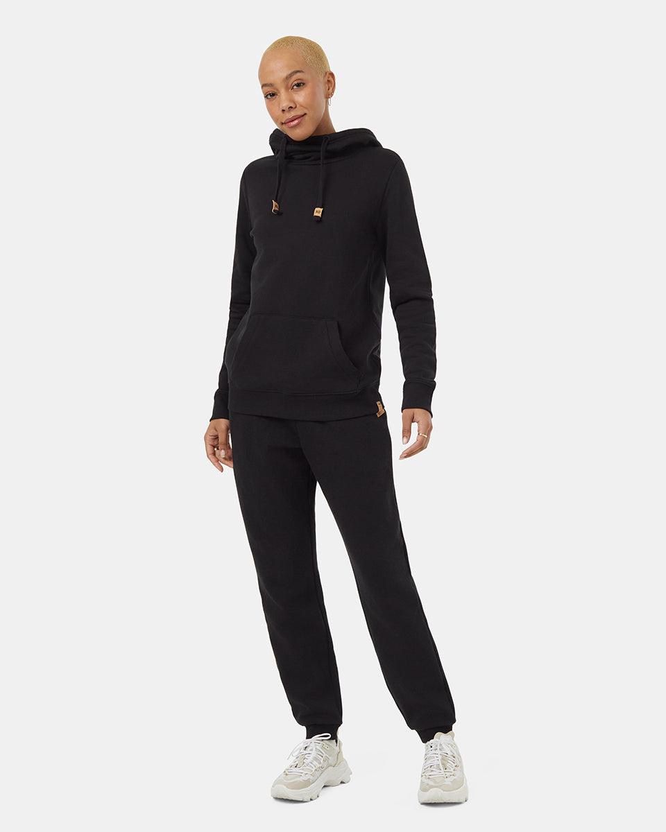 Comfortable TreeFleece Banshee Cowl Neck Relaxed Fit Hoodie