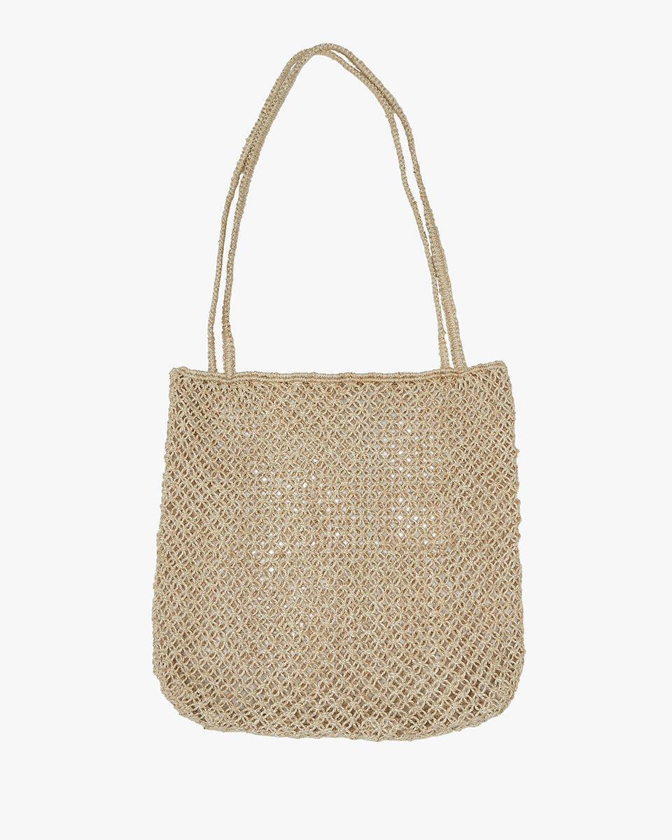 Handmade Macrame Crochet Tote for Reusable Grocery or All - Purpose Carry