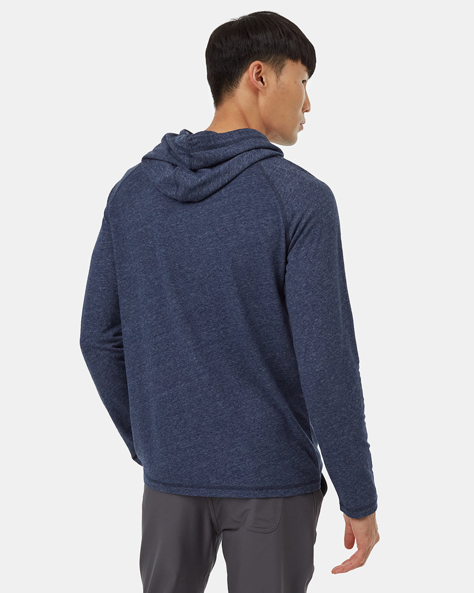 Eco-Friendly Hemp Boulder Hooded Long Sleeve Top for Daily Wear