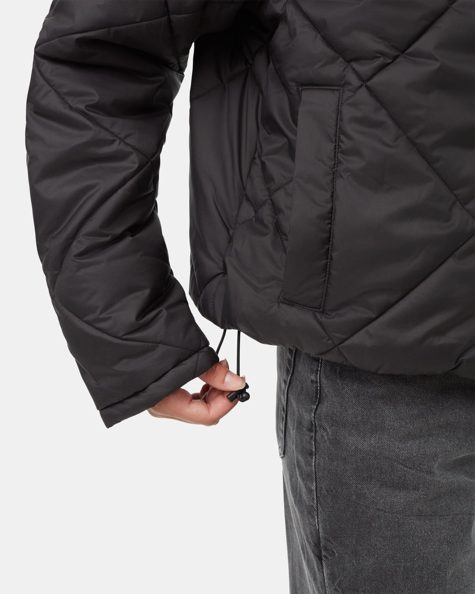Short Cloud Shell Eco-Friendly Vegan Puffer Jacket for Warmth