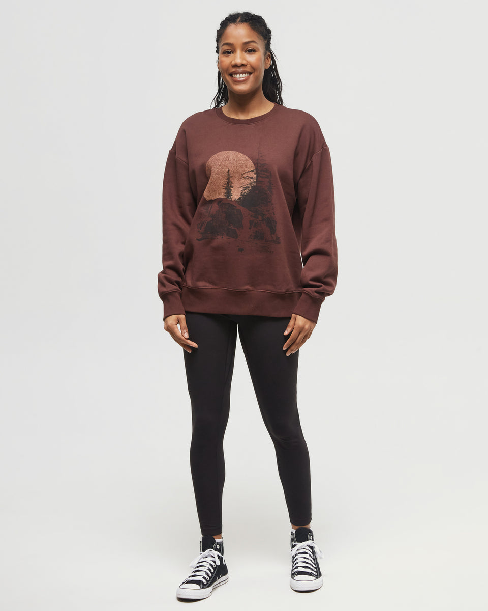 Backcountry Crew Sustainable Organic and Recycled Sweatshirt for Adventurers