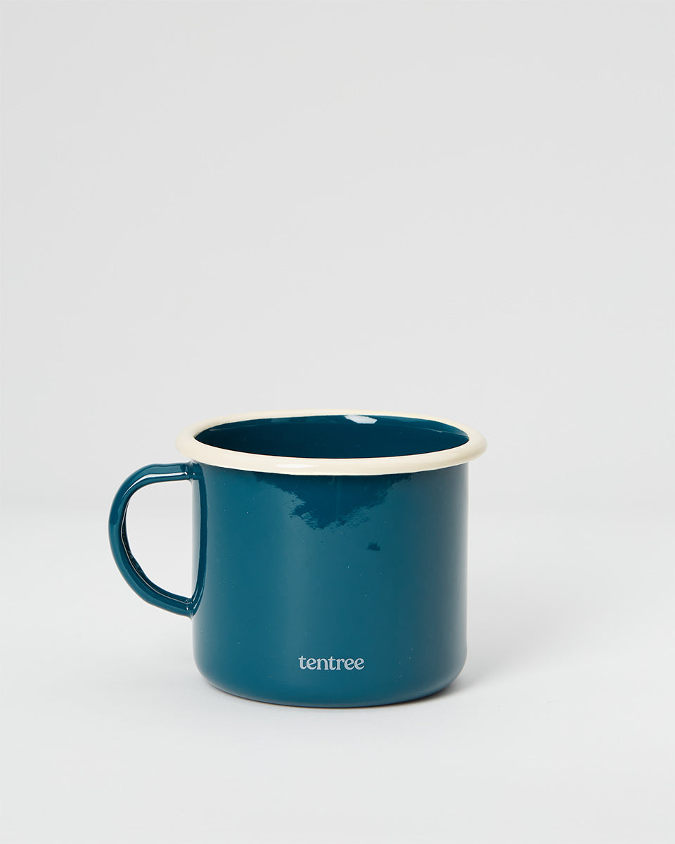 High - Quality Handcrafted Enamel Coated Steel Outdoor Camp Mug