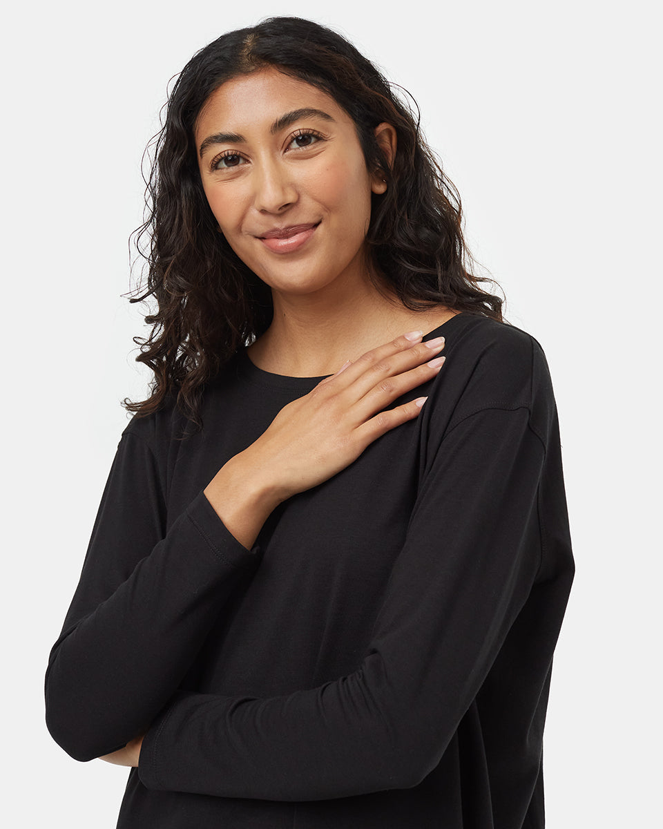 Eco-Friendly TreeBlend Long Sleeve Summer Dress
