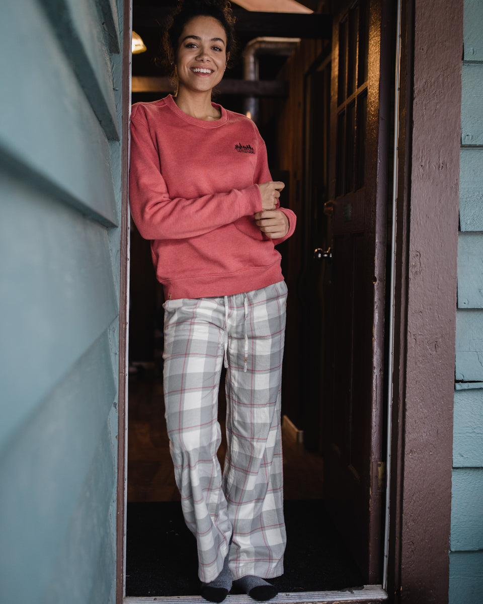 Cozy Organic Cotton and TENCEL Lyocell Ember Pajama Pants for Winter