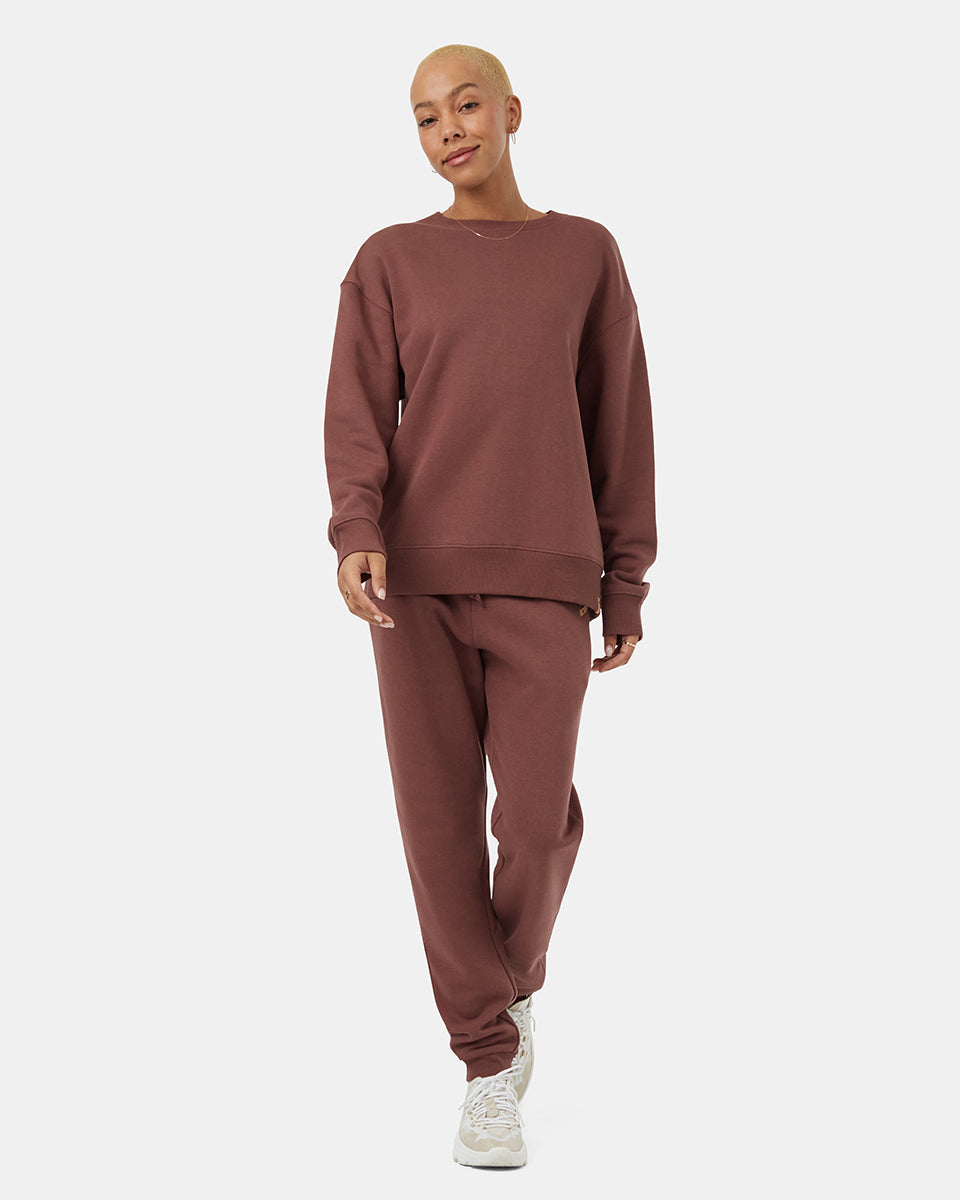 Soft and Sustainably Made TreeFleece Relaxed Crew Neck