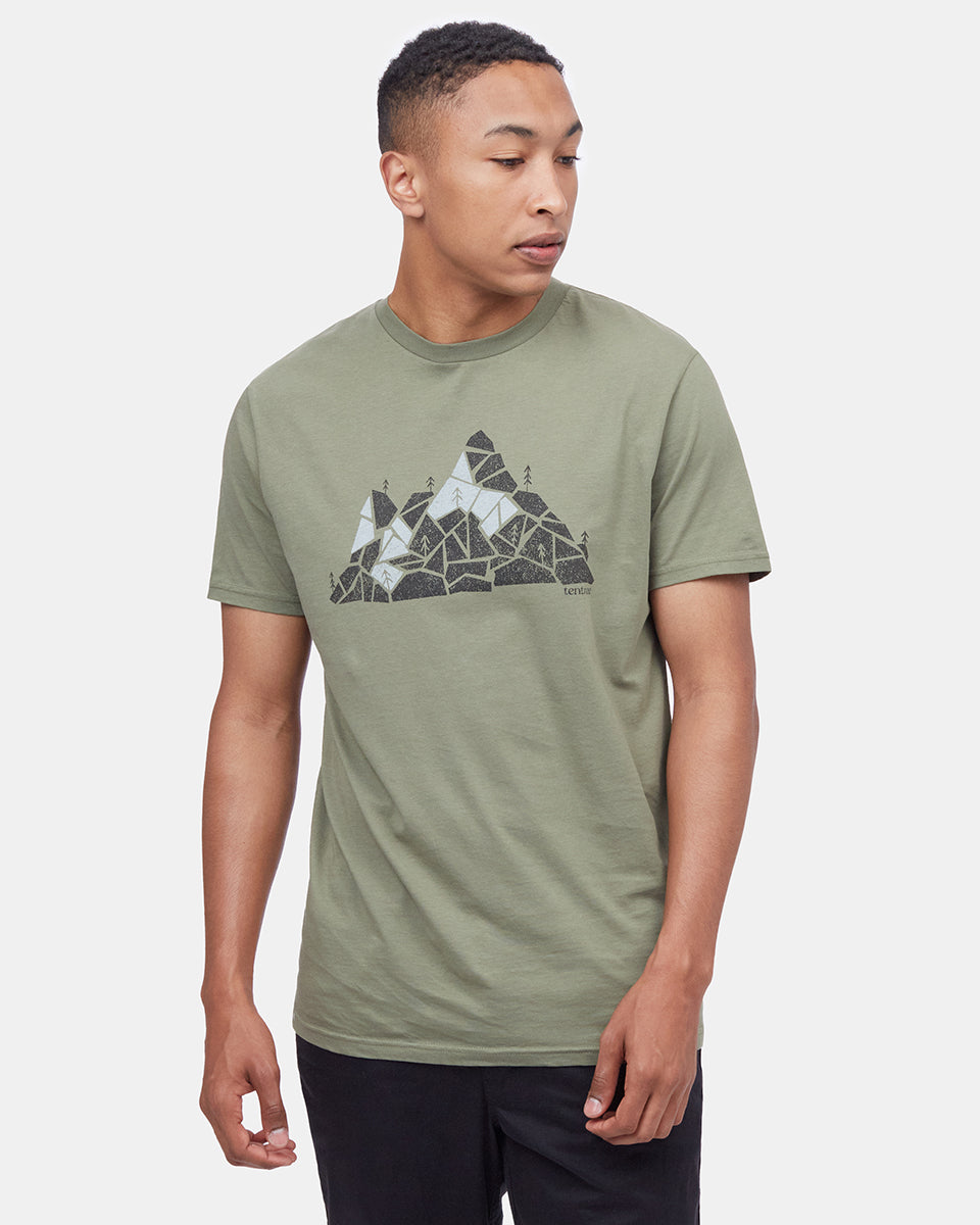 Organic Cotton Bouldering T-Shirt for Casual and Sports Use