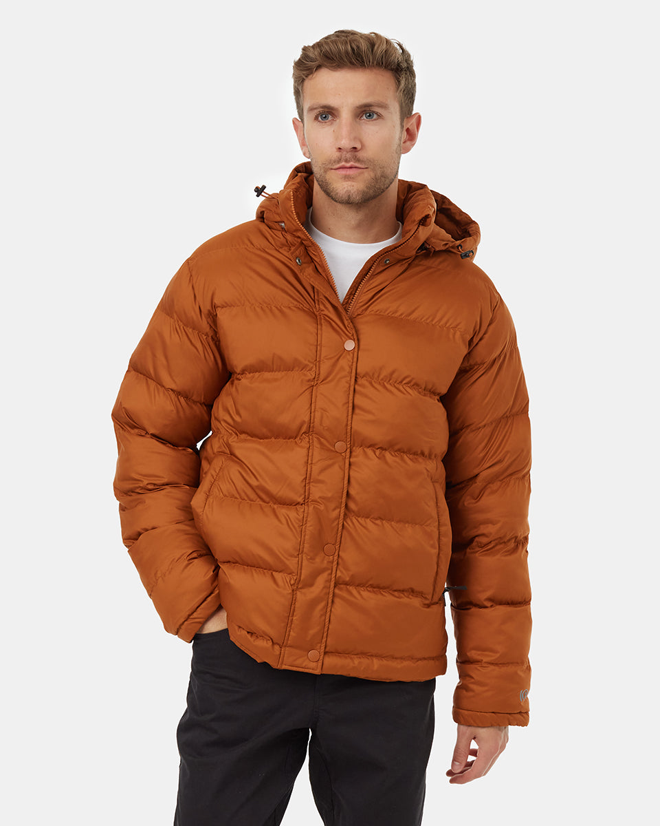 Unisex Sustainable Mid-Length Cloud Shell Puffer Jacket for Winter