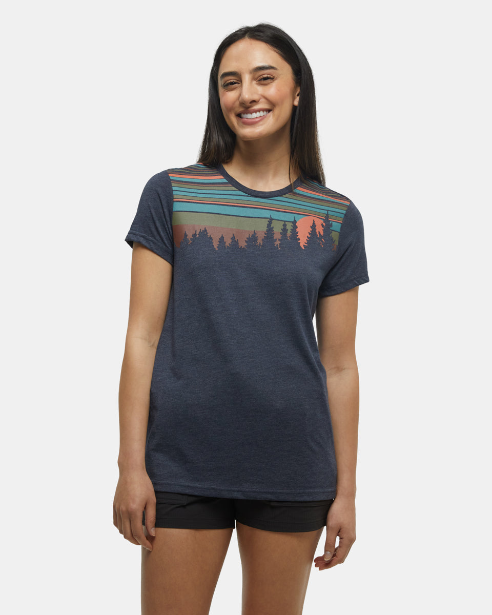 Retro Style Juniper Men's and Women's T-Shirt for Fall Season