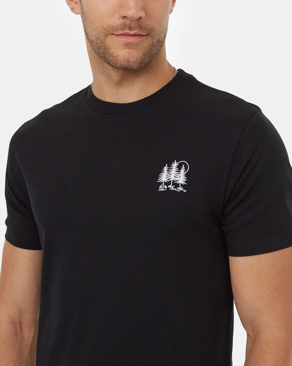 Sustainably Made Golden Forest Embroidered T-Shirt