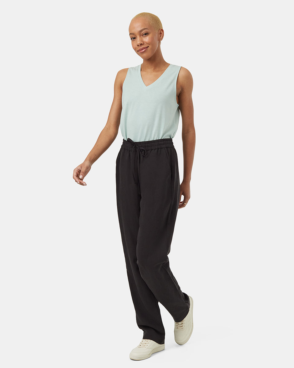Eco - friendly TreeBlend Women's V - Neck Tank Top