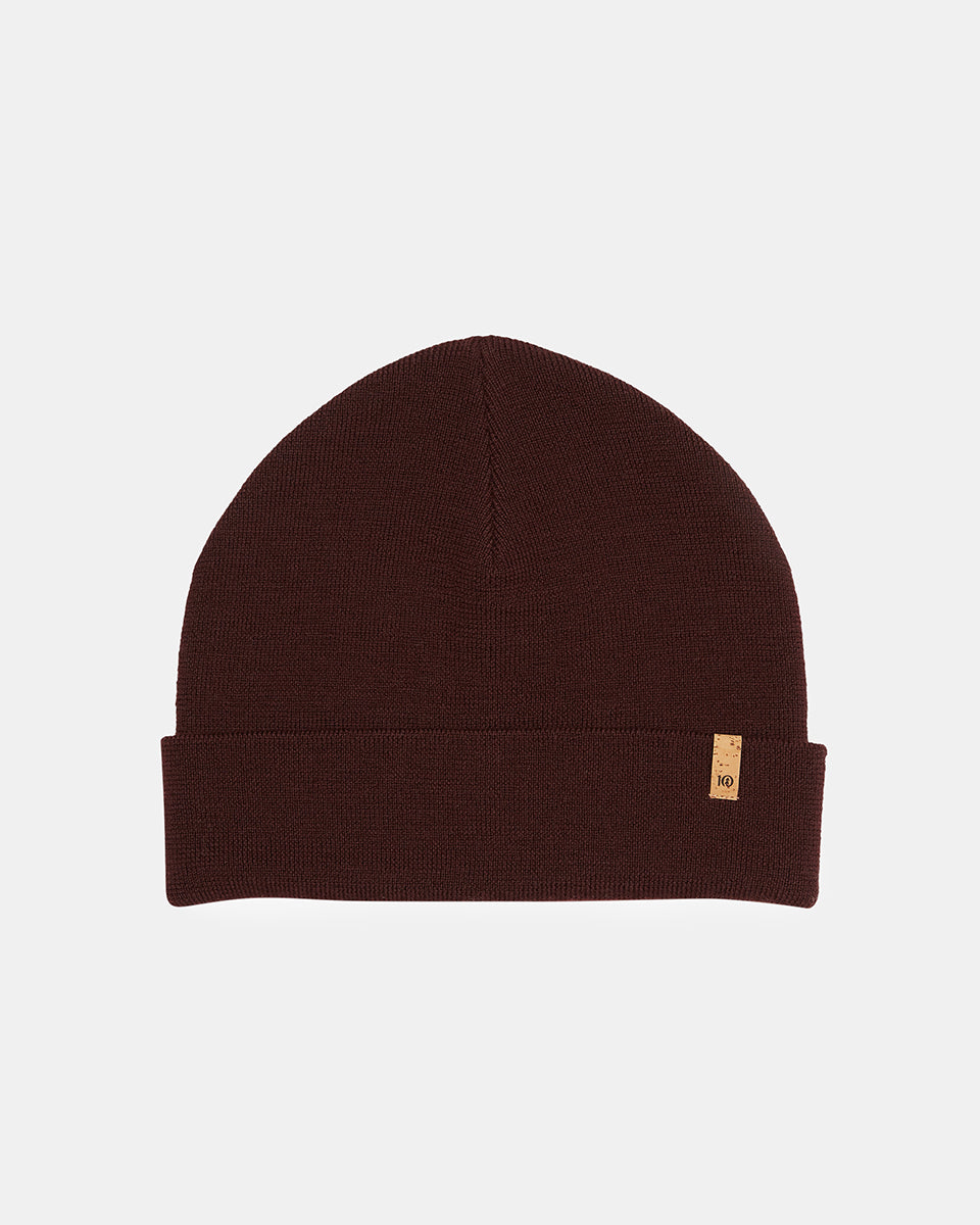 Warm and Sustainable Wool Blend Kurt Knit Beanie Hat