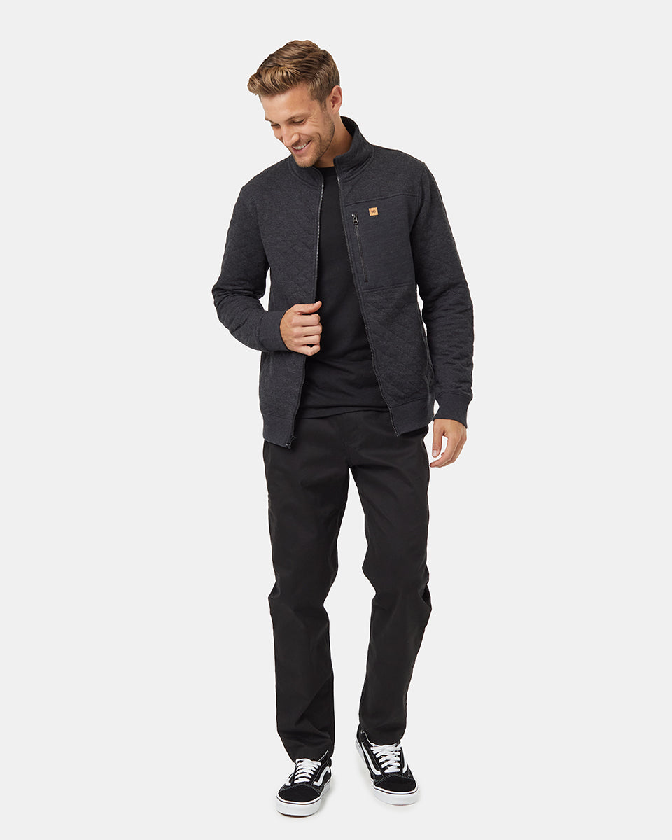 Quilted Full-Zip Jacket - An Ideal Layering Piece