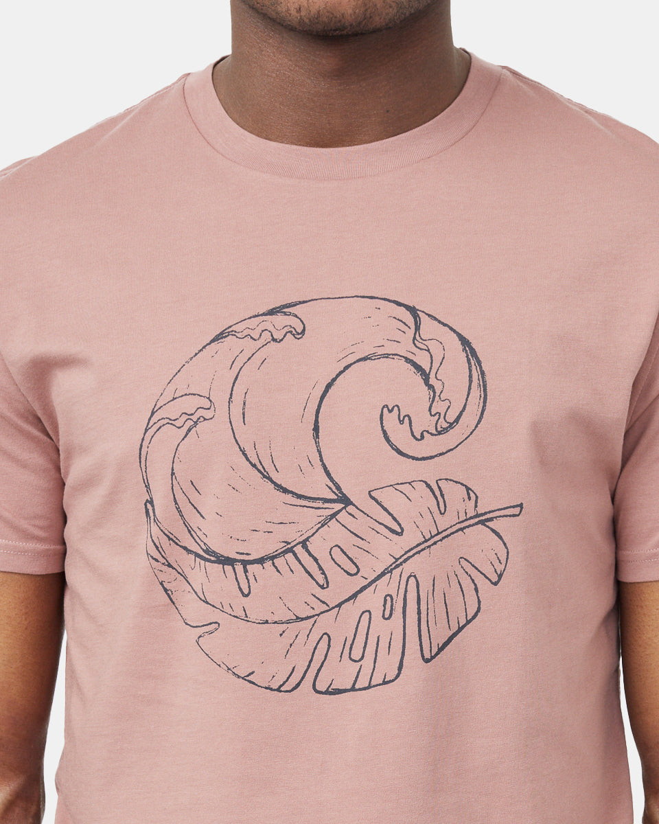 Stylish Palm Wave Cotton T-Shirt for All-Day Comfort
