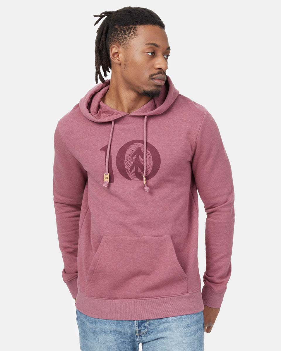 Stylish Earth - Friendly Woodgrain Ten Hoodie for Sustainable Impact