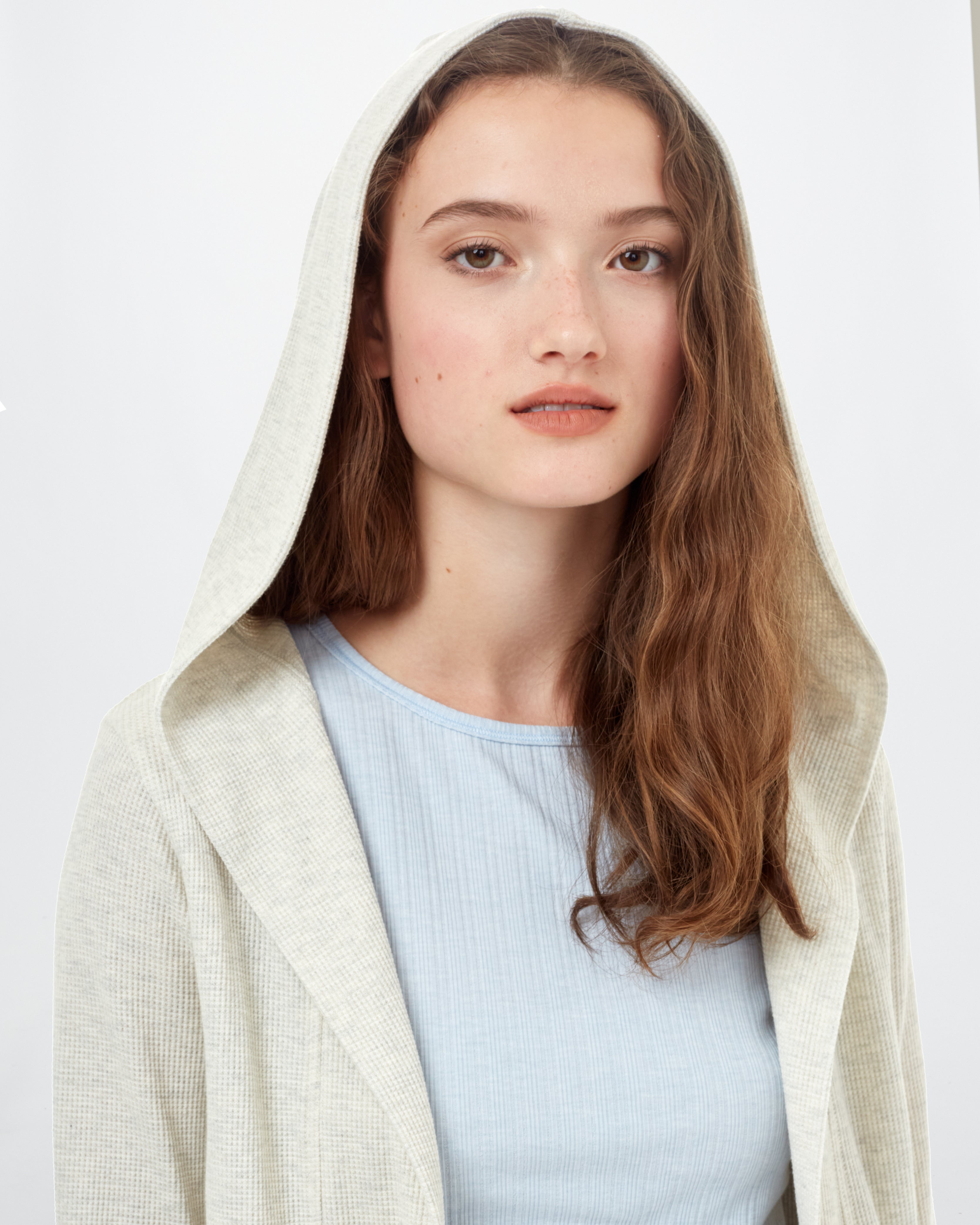 TreeWaffle Cozy Ivy Hooded Cardigan for Fall