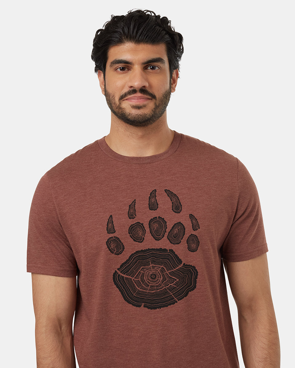 Comfortable Sustainable Bear Print T-Shirt for Eco-Friendly Style
