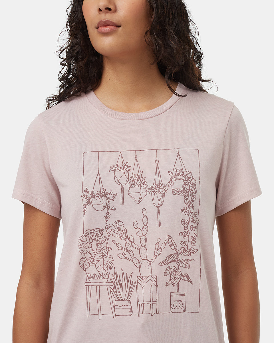 Sustainable Organic and Recycled Material Plant Club Men's and Women's T - Shirt