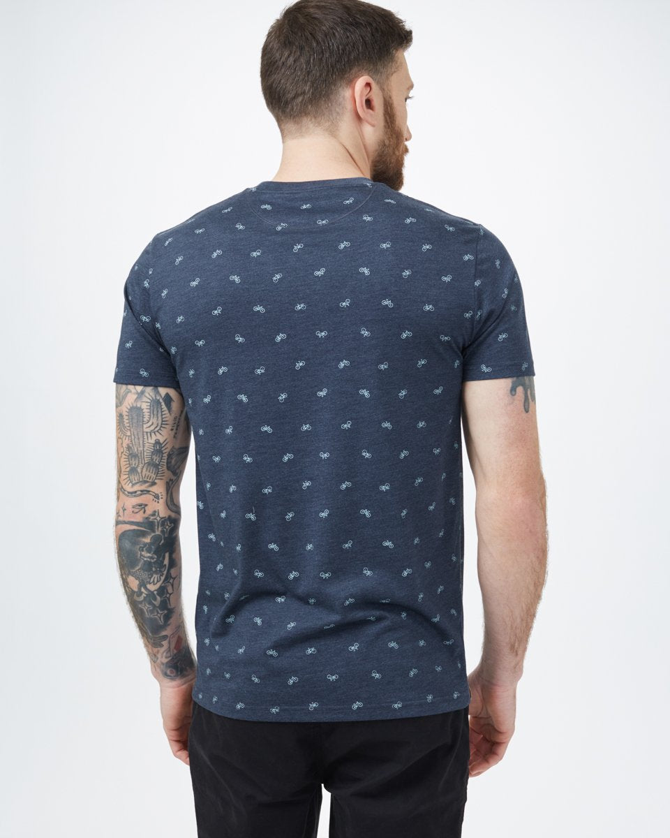 Sustainable Print T-Shirt for Biking Around