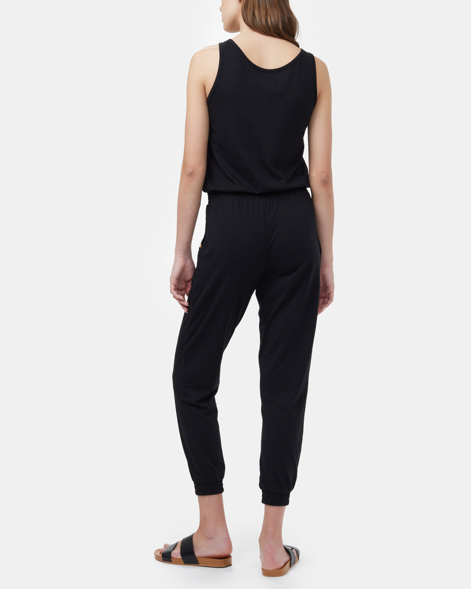 Sustainable Knit Tank Style Jumpsuit for All - Day Wear