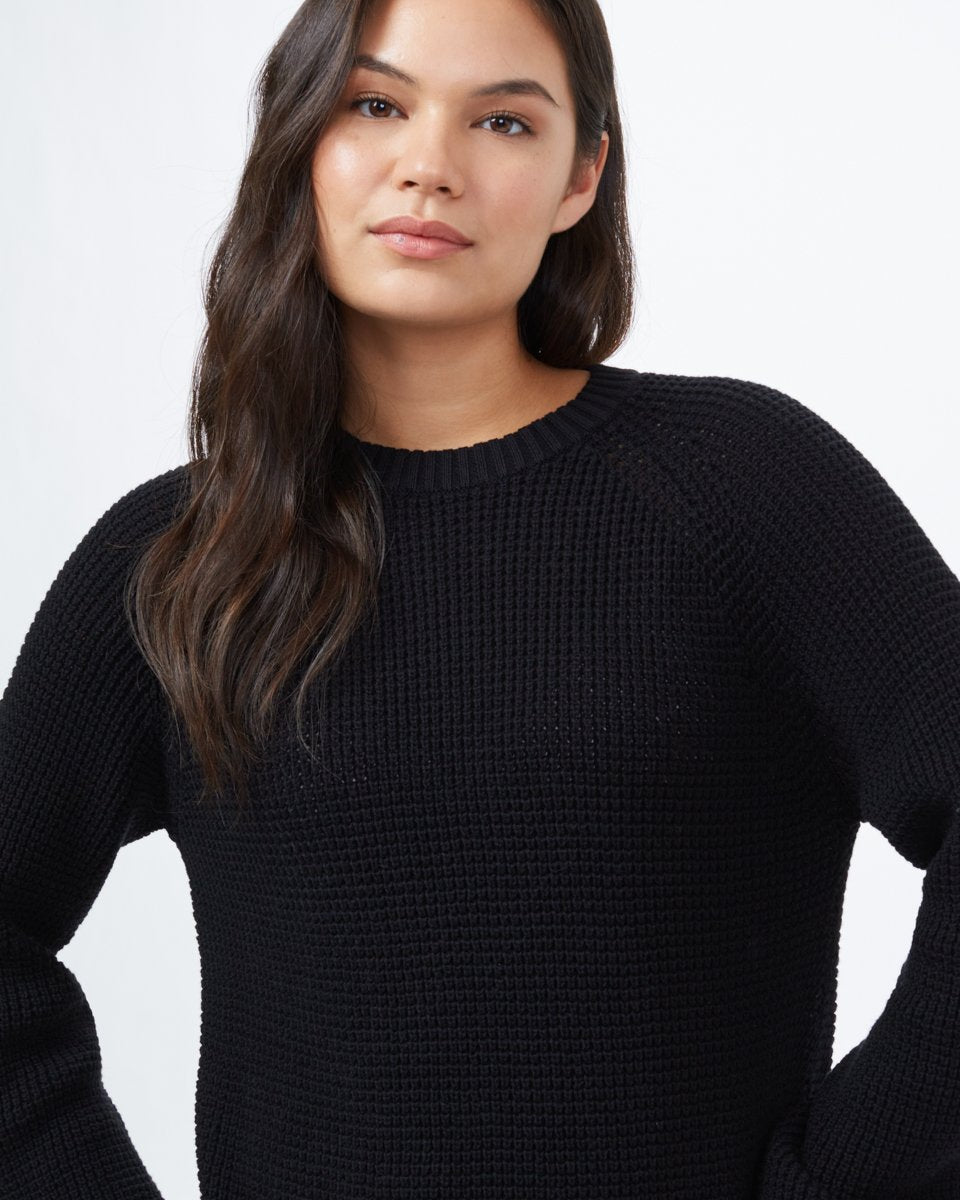 High - end Highline Crew Neck Women's Dress for Cozy Wear