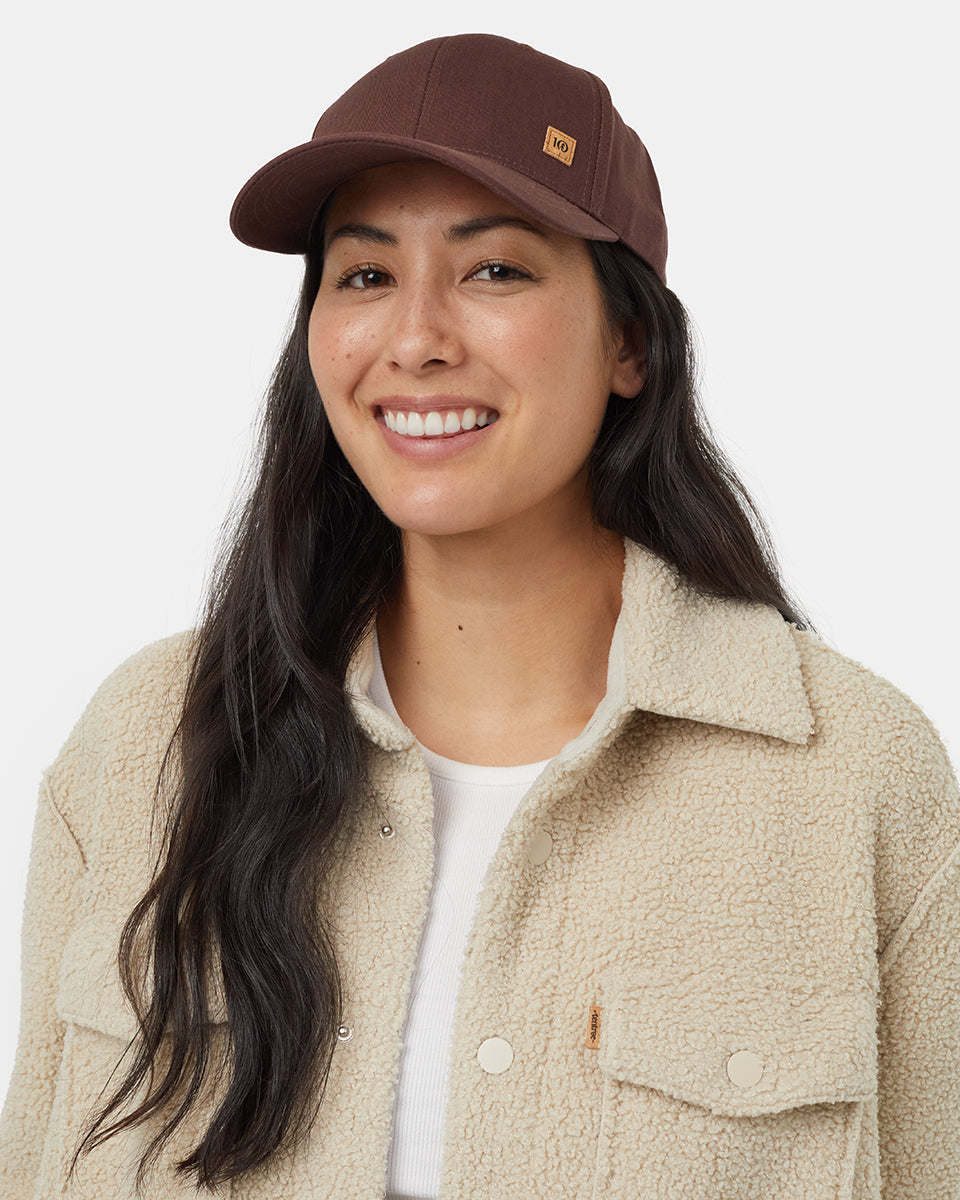 100% Organic Cotton Pre - curved Cork Icon Elevation Hat for Sunny Outdoor Days