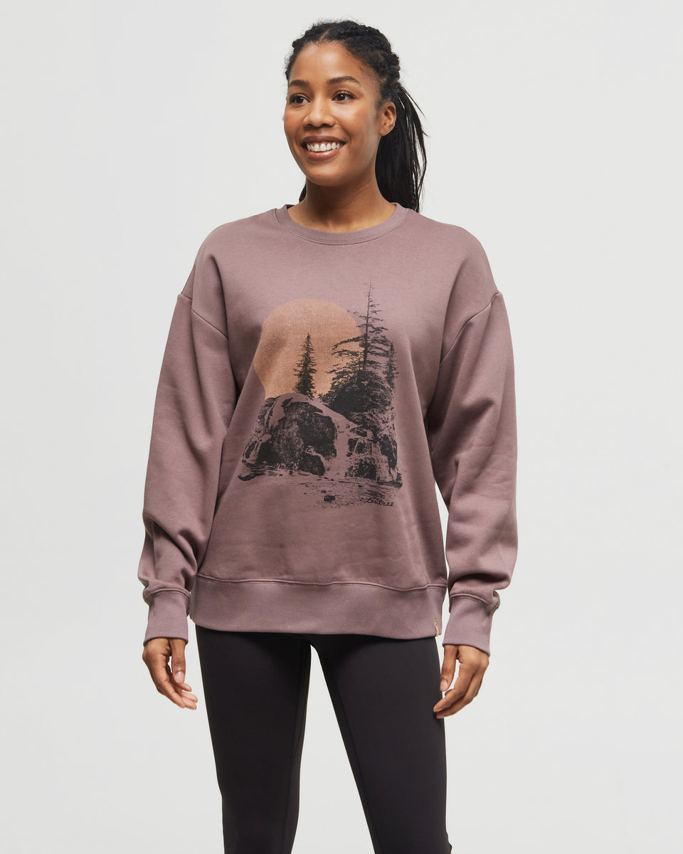 Backcountry Crew Sustainable Organic and Recycled Material Sweatshirt