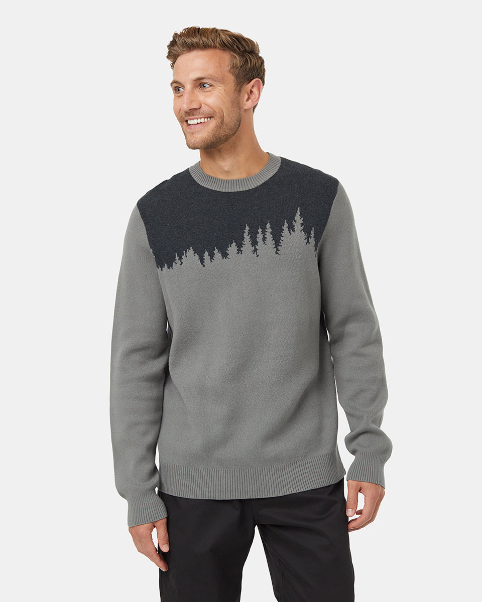 Lightweight 100% Organic Cotton High - line Juniper - styled Sweater