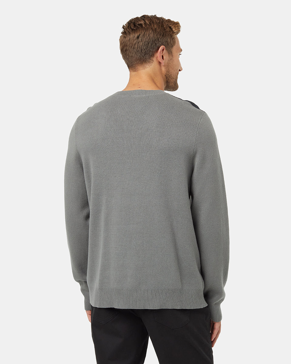 Lightweight 100% Organic Cotton High - line Juniper - styled Sweater