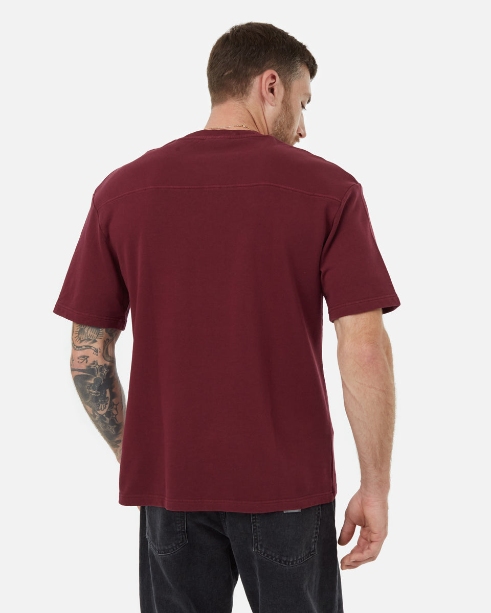 French Terry Short - Sleeved Crew - Style Organic Cotton Top for Winter Lounging