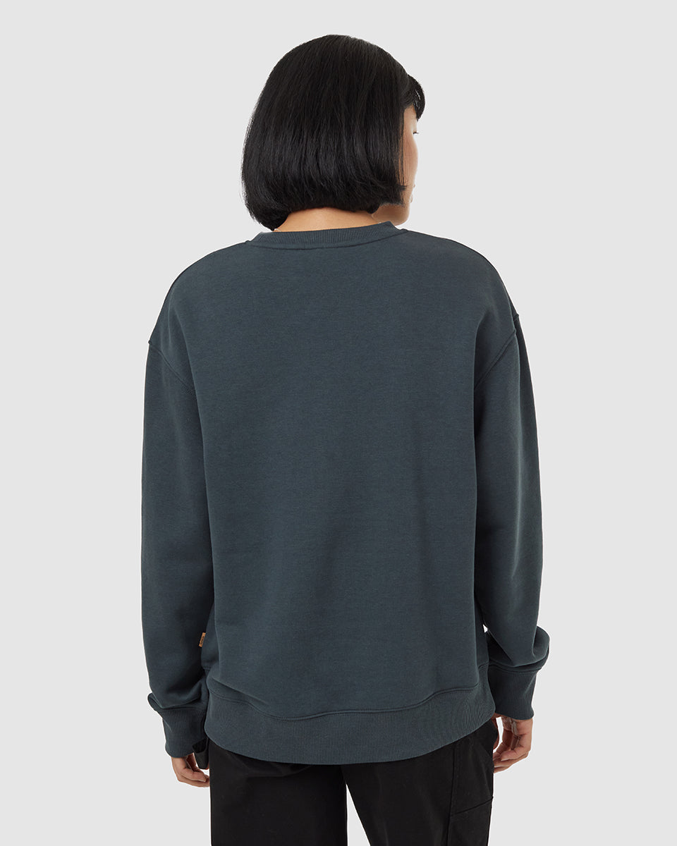 Ultra - Soft and Sustainably - Made Tree Fleece Relaxed Crew Neck Sweatshirt
