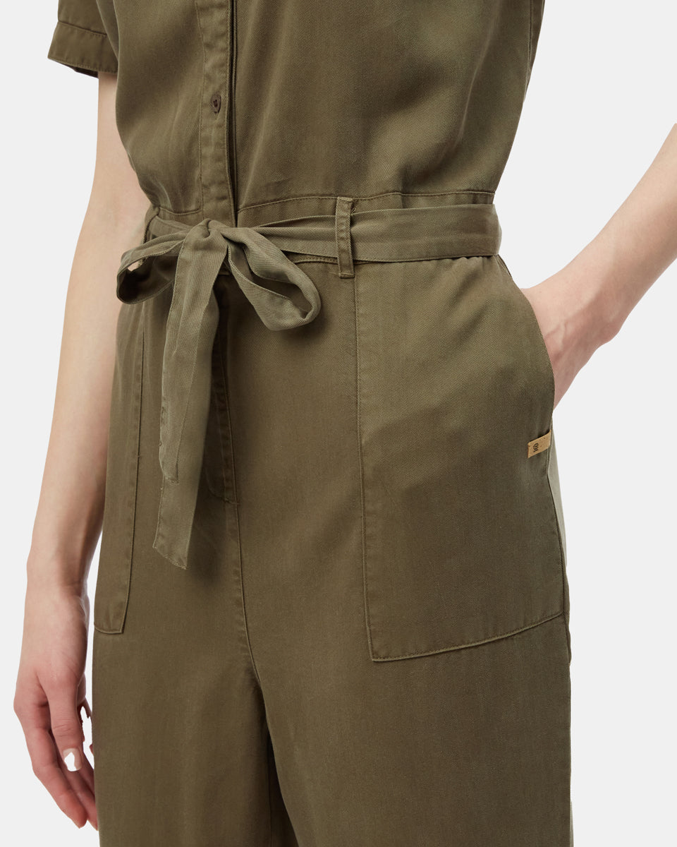 Eco - friendly and Comfy Tencel Slater One - piece Jumpsuit