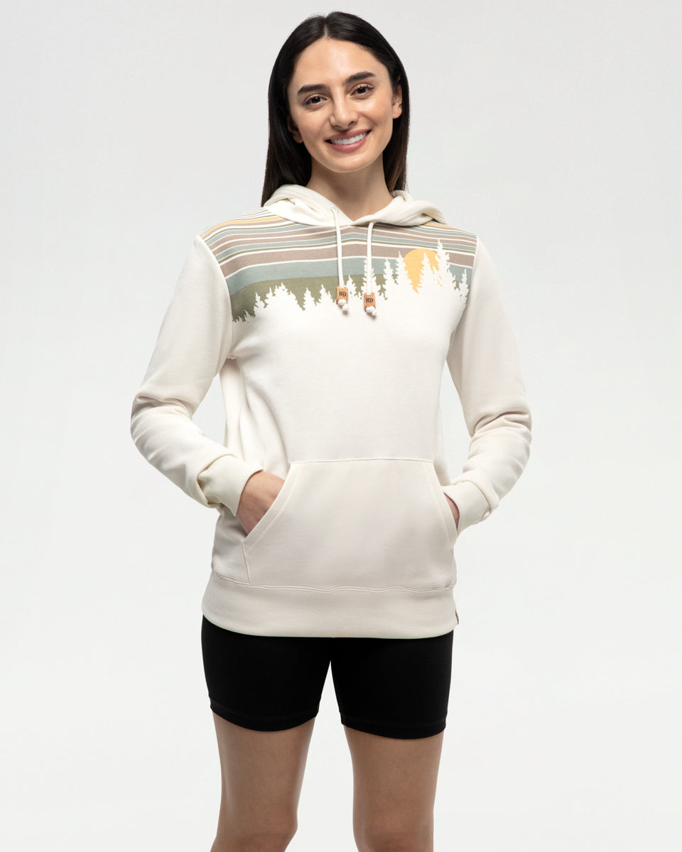 Vintage-style Retro Juniper Casual Hoodie for Comfort