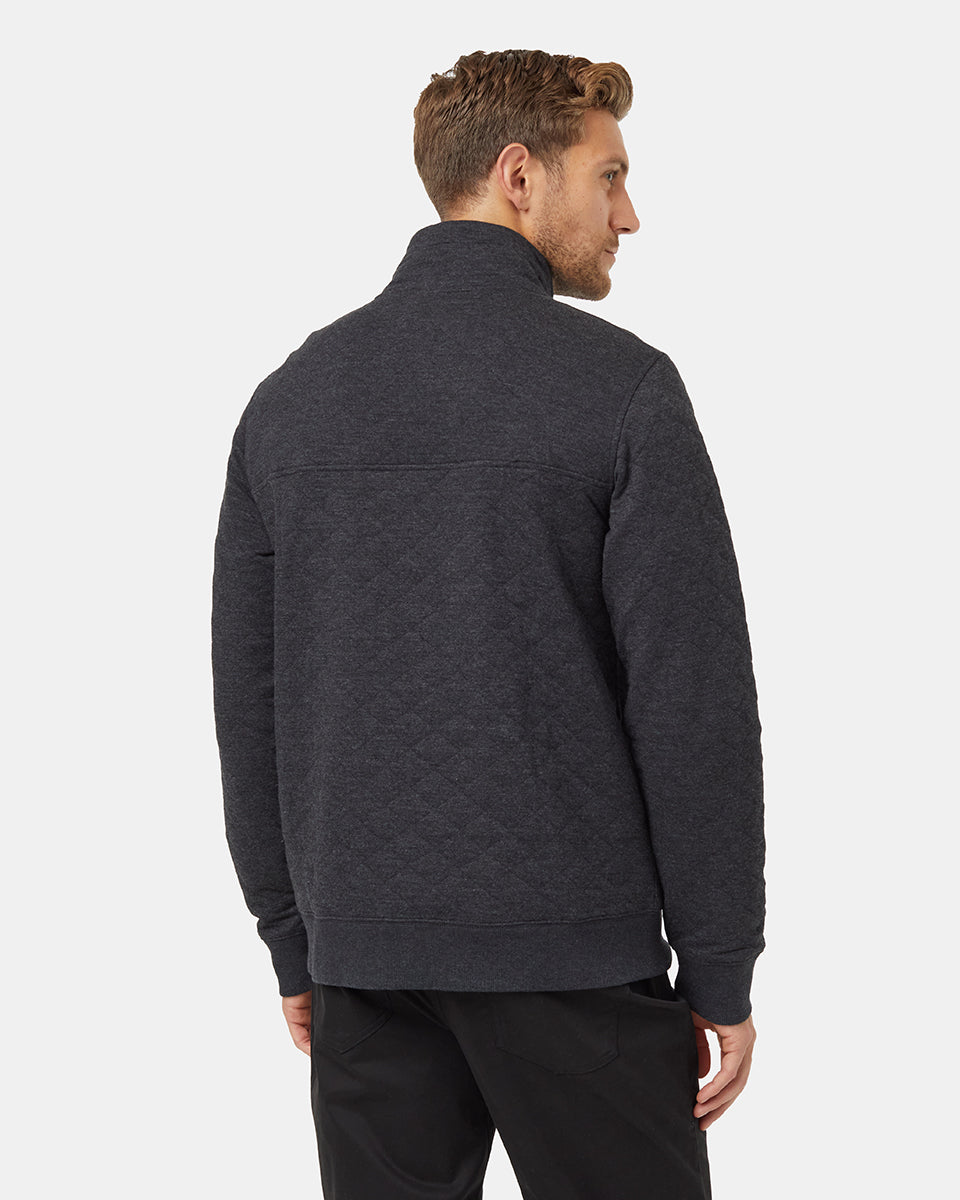 Quilted Full-Zip Jacket - An Ideal Layering Piece