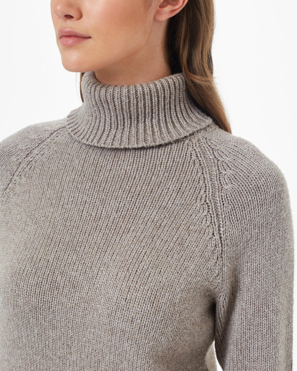 Stylish High - quality Wool - blend Highline Turtleneck Winter Sweater