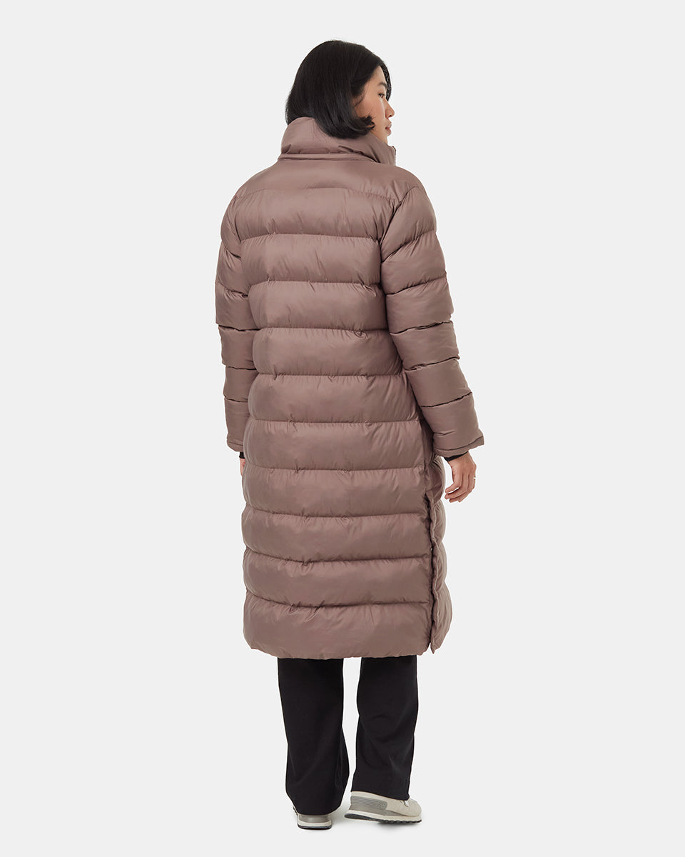 Long Cloud Shell Puffer Jacket for Sustainable Winter Wear