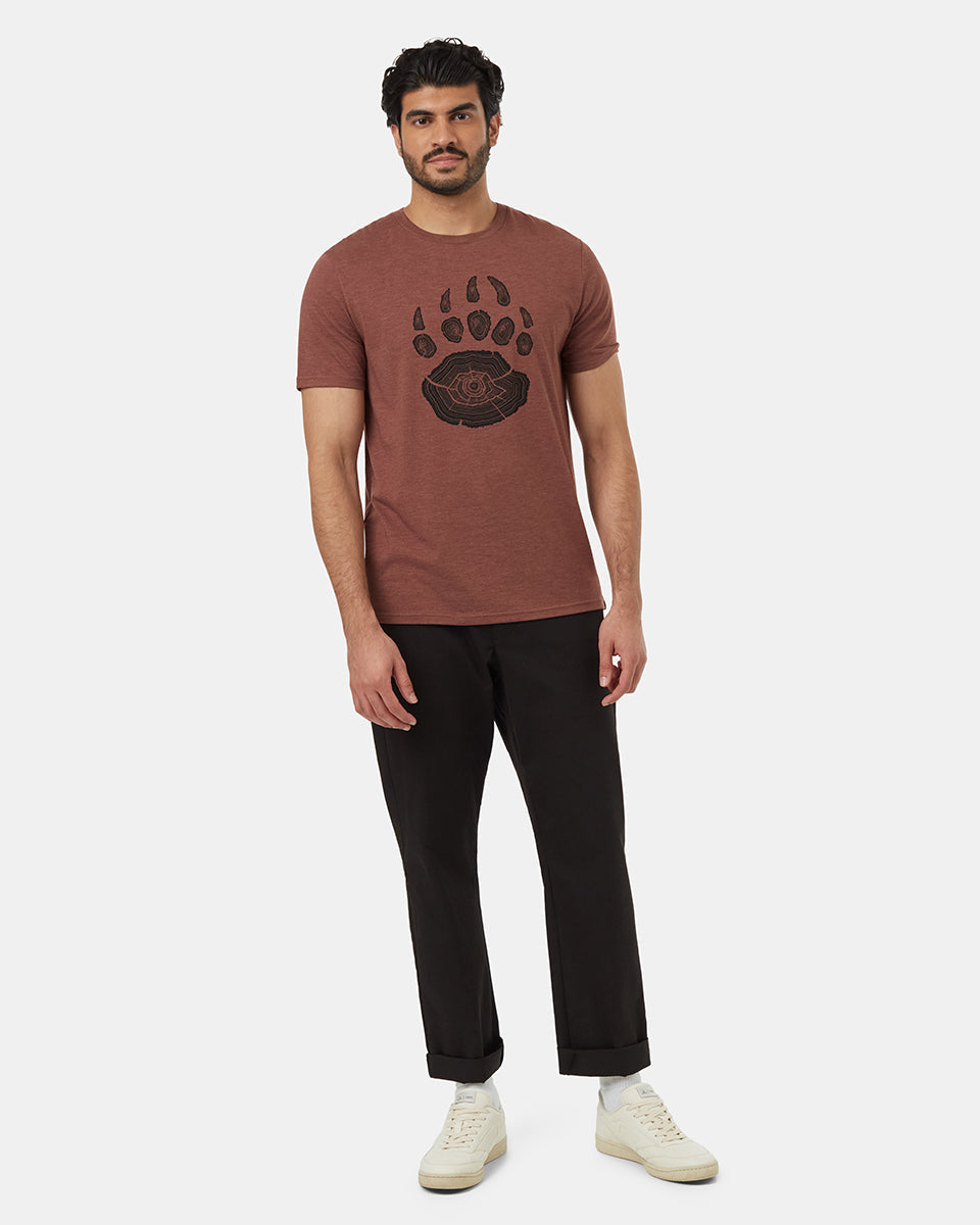 Comfortable Sustainable Bear Print T-Shirt for Eco-Friendly Style