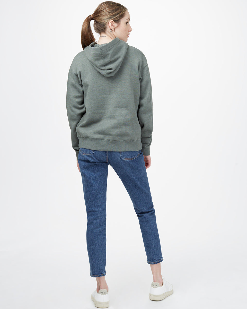 Eco - Friendly Mushroom Embroidery Stylish Hoodie