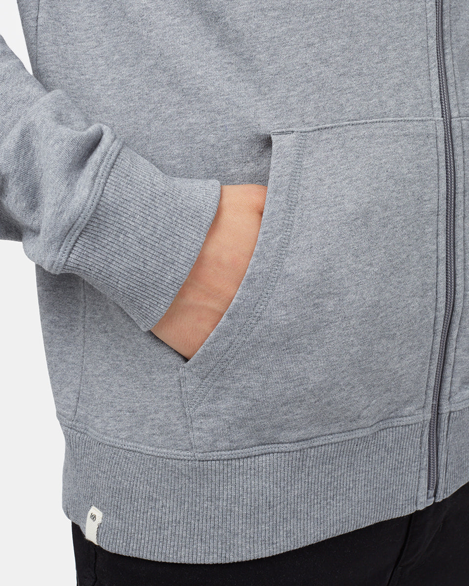 Ethically Sourced Organic Cotton Zippered Hoodie for Sustainable Comfort