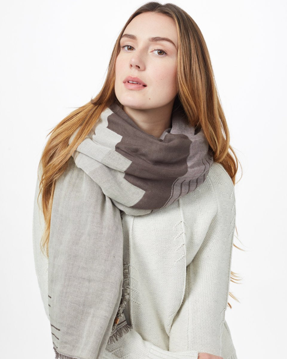 High - Quality Organic Cotton Fall Blanket Scarf for All - Day Warmth