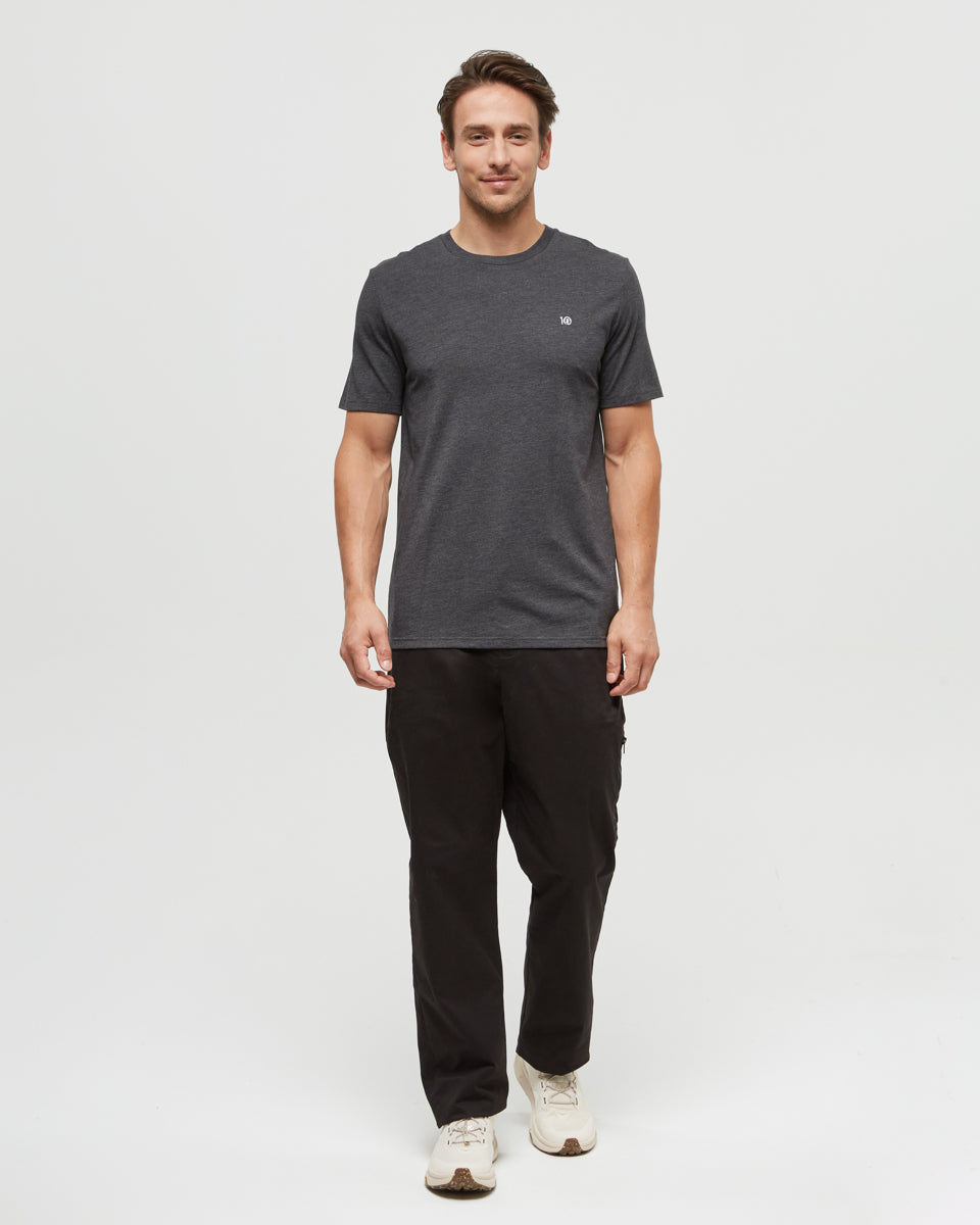 Exquisitely Embroidered Ten Cotton T-Shirt for Casual Wear