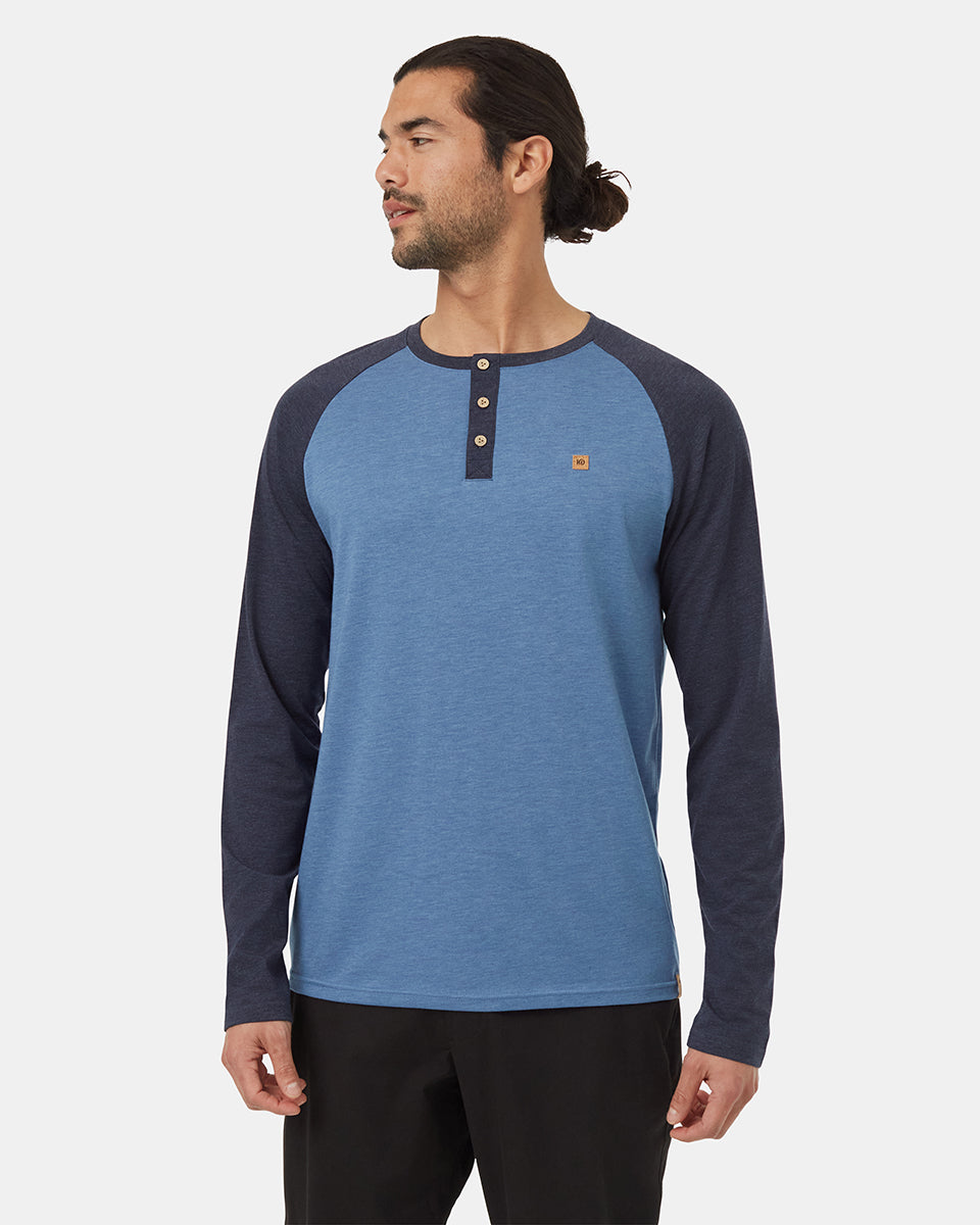 Baker Henley Long Sleeve Classic Men's Top