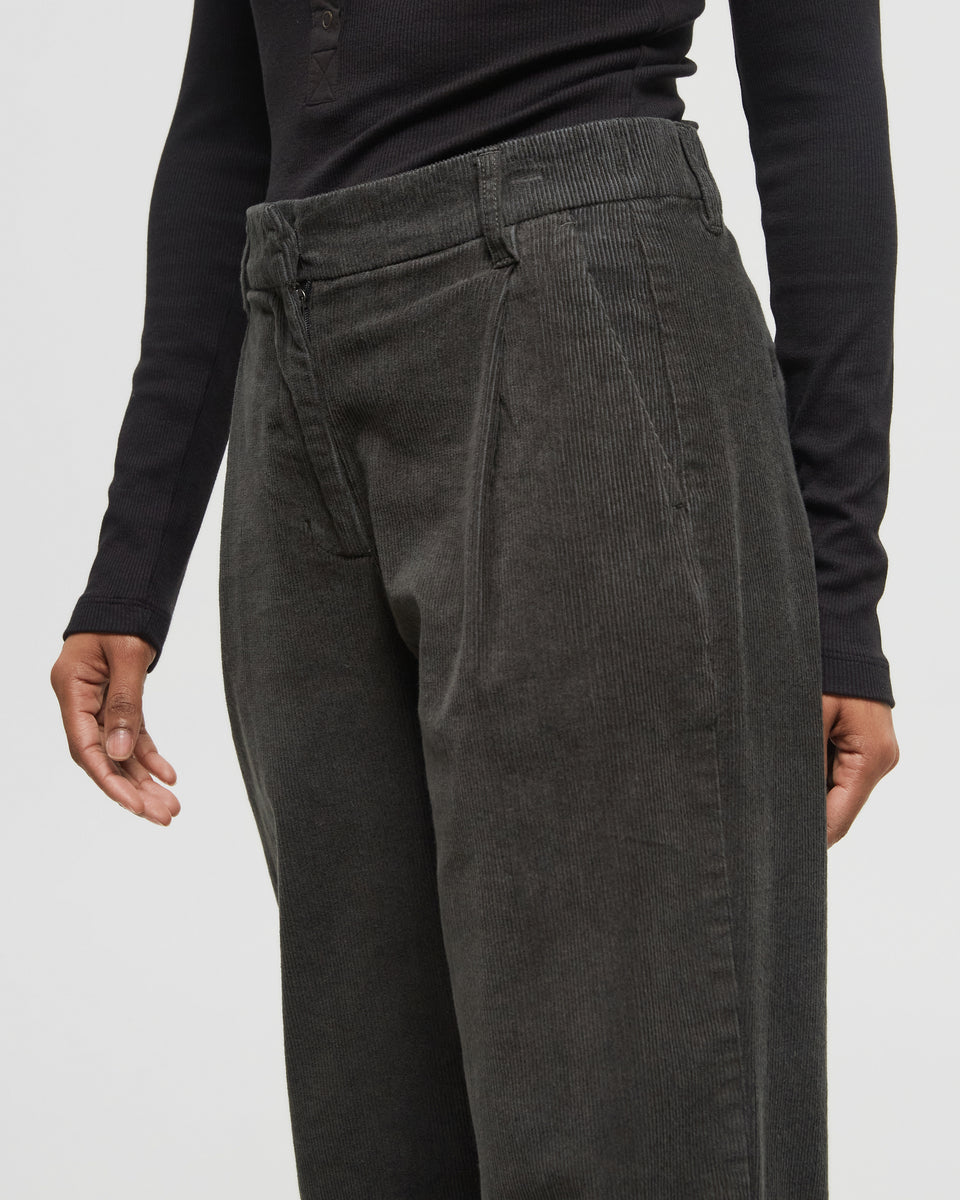 Eco-Friendly Stretchable Corduroy Straight-Leg Men's and Women's Trousers