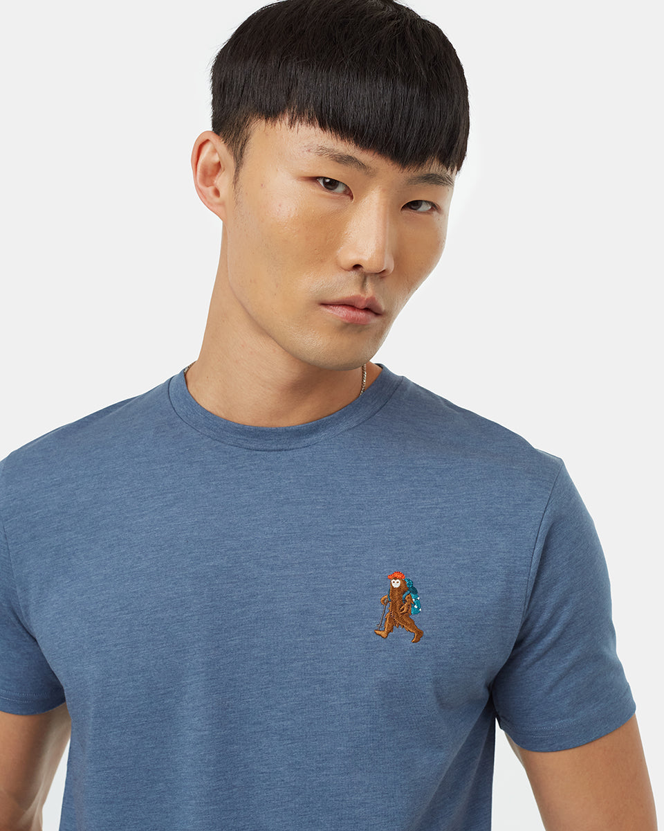 Adventurous Sasquatch Graphic T-Shirt for Outdoor Enthusiasts